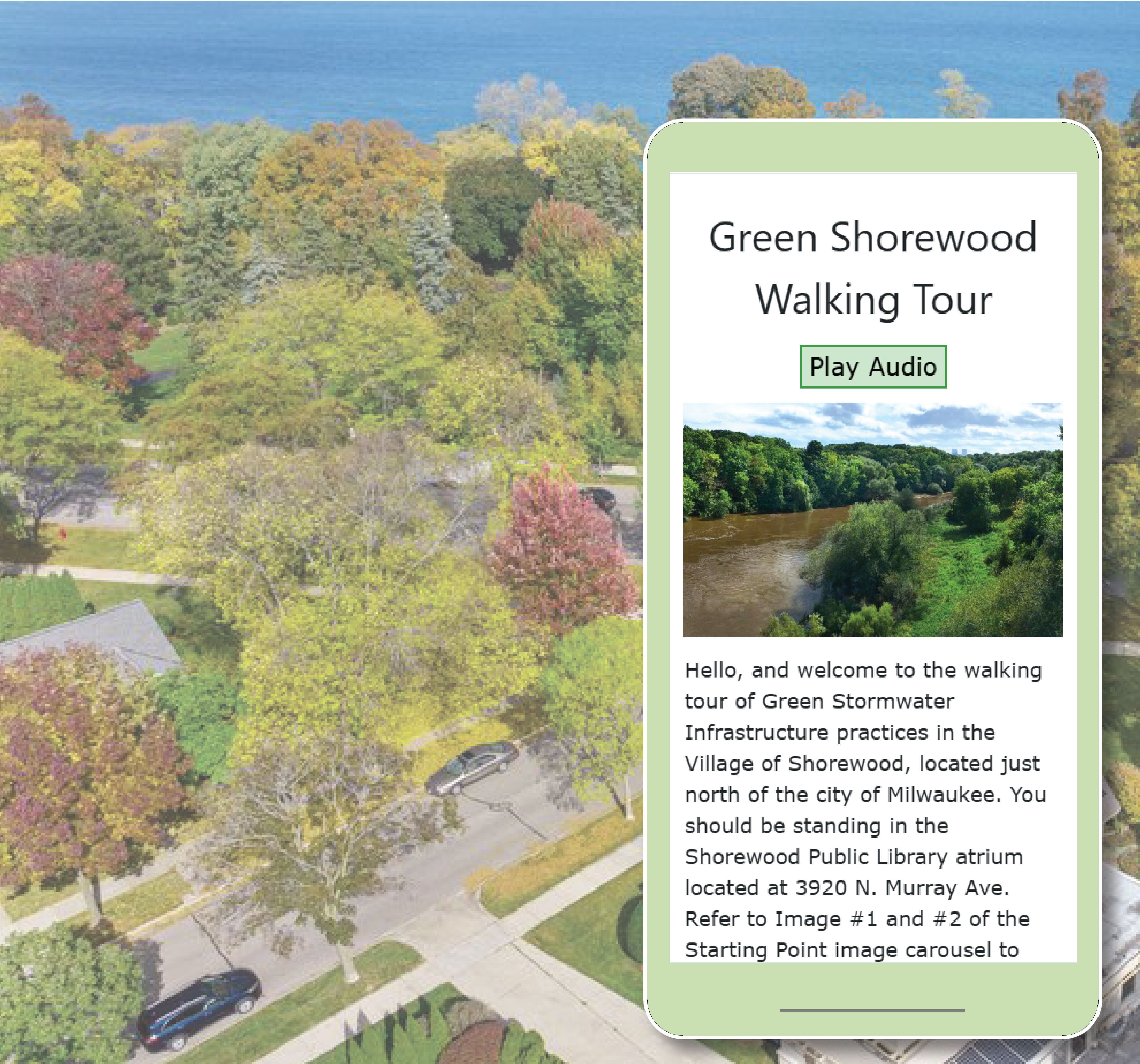 Green Shorewood Locative Audio Tour